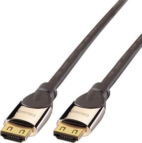 Juhe Lindy Cromo Line HDMI, HDMI, 3 m, must v.