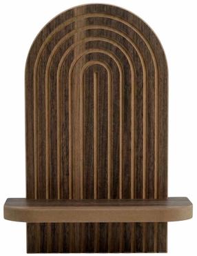 Sieninė lentyna Kalune Design Artmtkwll1D, wenge sp., 35 cm x 26 cm x 13 cm