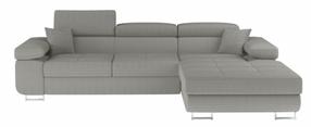 Kampinė sofa Armando Jarell 03, pilka sp., dešininė, 203 x 289 cm x 85 cm