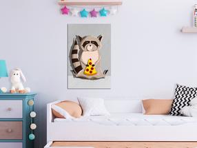Reprodukcija Artgeist Gourmand Raccoon, g-a-0192-b-a, 80 cm x 120 cm