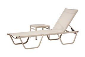 Lauko baldų komplektas Kalune Design 561CLR2303, rusvai gelsva sp., 1 vietų