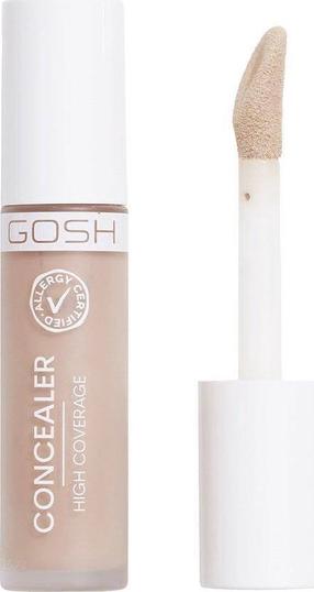 Корректор Gosh High Coverage, бежевый цв., 001 porcelain, 6 мл
