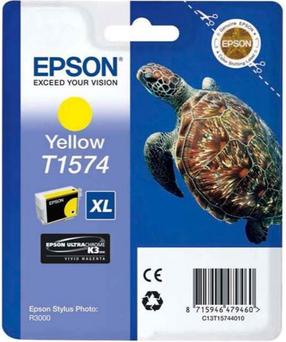Rašalinio spausdintuvo kasetė Epson T1574 XL, geltona