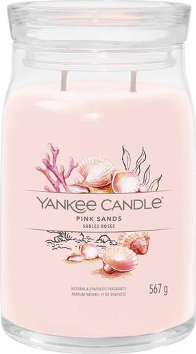 Свеча, ароматическая Yankee Candle Signature Pink Sands, 60 - 90 час, 567 г, розовый цв.