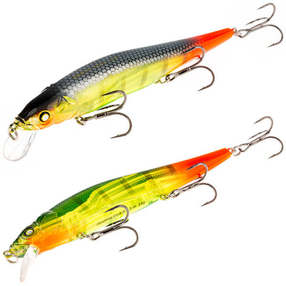 Vobleris Akara Mullet 110F-A190, 11 cm, 14 g, įvairių spalvų