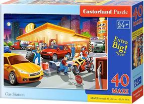Pusle Castorland Gas Station 464013, 40 cm x 59 cm, 40 tk, mitmevärviline