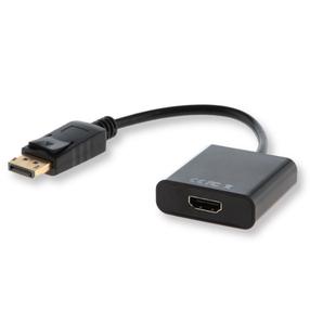 Adapteris Savio Displayport / HDMI Displayport, HDMI, 0.1 m, melna krās.