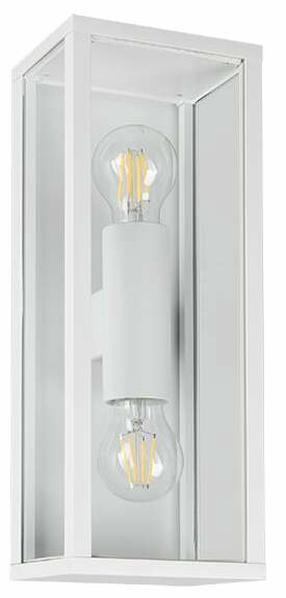 Sieninis lauko šviestuvas Trio Garonne, 10W, E27, IP44, balta sp., 14 cm x 38 cm