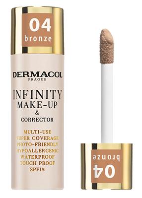 Šķidrā grima bāze Dermacol Infinity, SPF 15, 04 bronze, 20 g