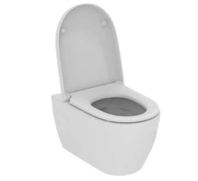 Tualete, novietojams Ideal Standard i.life O Hydrotwist, ar vāku, 350 mm x 535 mm