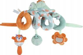 Игрушка для коляски Chicco My Sweet Doudou, зеленый цв./oранжевый цв.