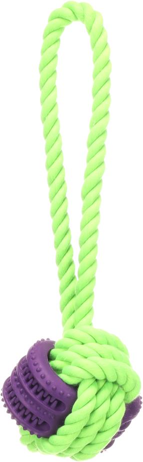 Игрушка для собаки, универсальный Flamingo, 28 см, зеленый цв.