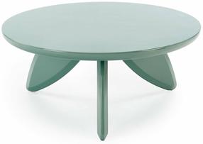 Kavos staliukas Soraya, mėlyna sp., 80 cm x 80 cm x 36 cm
