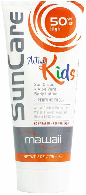 Losjons iedeguma kopšanai ķermenim Mawaii Sun Care Kids SPF50, 175 ml