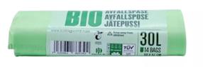 Bio kompostuojami šiukšlių maišai Biobag, 30 l, 14 vnt.