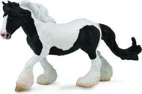 Фигурка-игрушка Collecta Gypsy Mare 88779, 18.5 см, белый цв./черный цв.
