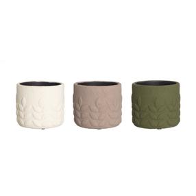 Puķu pods 4Living 645561, cementa, (krāsa/dizains tiek izvēlēts nejauši)