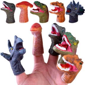 Пальчиковые куклы Dinosaurs ZA4333 ZA4333, 7.5 см, многоцветный