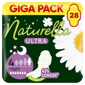 Hügieenisidemed Naturella Ultra Night Size 4, 28 tk