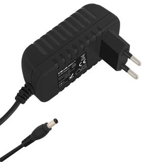 Adapteris Qoltec AC Adapter 2A 5.5 x 2.1 / Euro 5.5 mm x 2.1 mm, Euro, juoda sp.