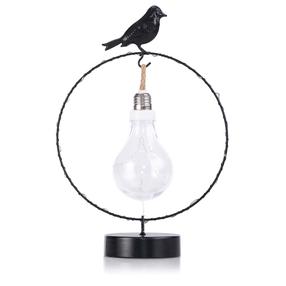 Dekoracija DecoKing Rihor Bird, 34 cm, 10.5 cm, juoda sp.