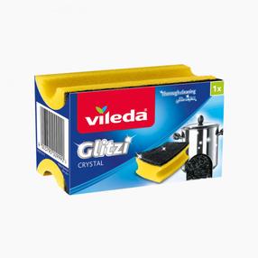 Puhastuskäsn Vileda Glitzi VILE00029, must v./kollane v.