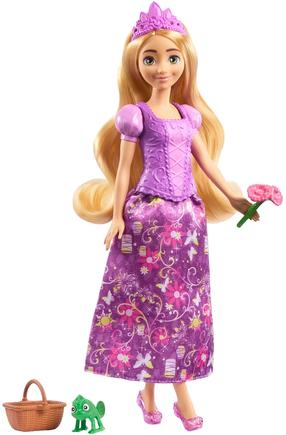 Кукла с аксессуарами Mattel Disney Princess Storytelling Rapunzel, 28 см, розовый цв.
