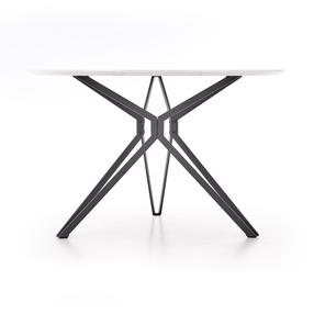 Stalas Pixel, balta sp./juoda sp., 120 cm x 120 cm x 76 cm