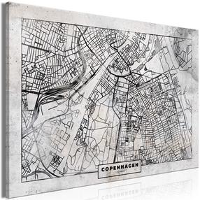 Reprodukcija Artgeist Copenhagen Plan MDF02, 30 cm x 20 cm