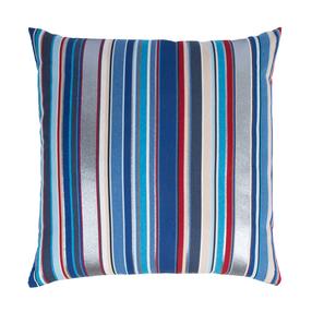Dekoratyvinė pagalvėlė Home4you Holly Stripes, mėlyna sp., 68 cm x 68 cm