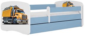 Bērnu gulta Kocot Kids Babydreams Truck, zila krās., bez veļas kastes, bez matrača