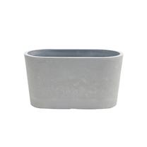 Gėlių vazonas Domoletti M-18C26B, spw, 26 cm x 13 cm, Ø 26 cm, pilka sp.