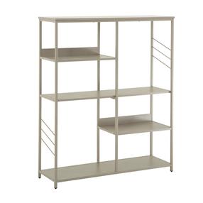 Pastatoma lentyna Home4you Dimitra, pilka sp., 124 cm x 30 cm x 100 cm
