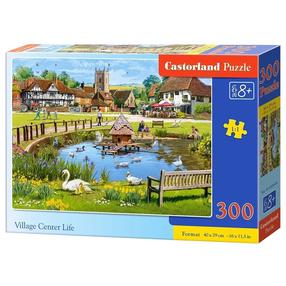 Dėlionė Castorland Village Center Life, 29 cm x 40 cm, 300 vnt.