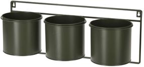 Rõdukast Metal Tripple Pot THK-079668, metall, 46 cm x 18.2 cm, roheline v.