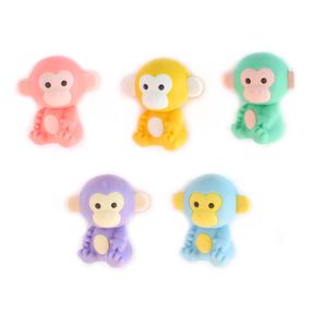 Kustutuskumm - kujukeste komplekt Iwako Colorz Monkey ER-GLB005, mitmevärviline