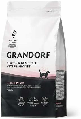 Sausas kačių maistas Grandorf Urinary S/O, kalakutiena, 2 kg