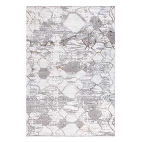 Kilimas vidaus Home4you Salamanca 3, balta sp./sidabro sp., 150 cm x 100 cm