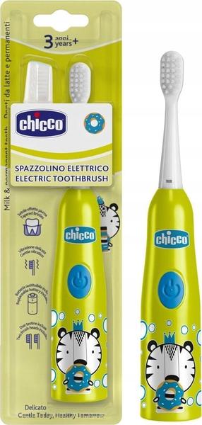 Elektrinis dantų šepetėlis Chicco Tiger, žalia sp.