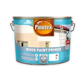 Gruntiniai dažai medienos Pinotex Wood Paint Primer, balta sp., 10 l