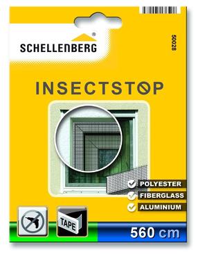 Крепежная планка для сетки от насекомых Schellenberg Insecstop 50028, белый цв., 560 см x 1.1 см