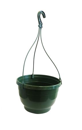 Rippuv lillepott, plastik, Ø 30 cm, roheline v.