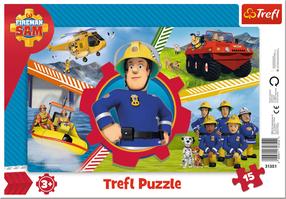 Пазл Trefl Fireman Sams Day 31351, 23 см x 33 см, 15 шт., многоцветный