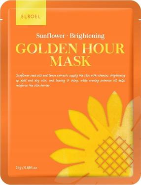Маска для лица Elroel Golden Hour Sunflower - Brightening, 25 г