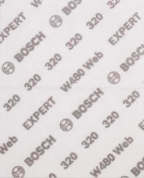 Šlifavimo tinklelis Bosch Expert W480, 320, 14 cm x 11.5 cm