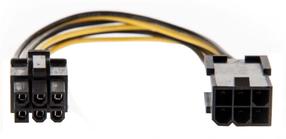 Adapteris Akyga PCI 6pin male, PCI 6pin Female, 0.4 m