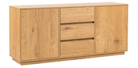 Komoda Home4you Sacha 45135, ruda sp., 80 cm x 160 cm x 40 cm