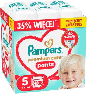 Püksmähkmed Pampers Premium Care Pants, 5 suurus, 11 - 17 kg, 108 tk