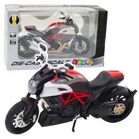 Rotaļu motocikls Lean Toys Model Replica 22606, 1:12, zelta krās./sarkana krās.