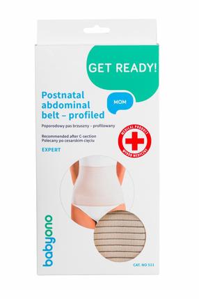 Bandāža grūtniecēm BabyOno Postnatal Abdominal Belt, gaiši brūna krās., XL